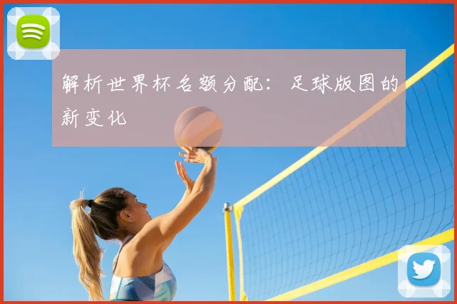 解析世界杯名额分配：足球版图的新变化